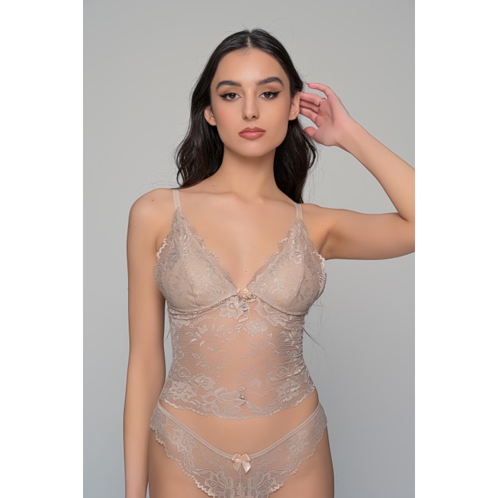 Δαντελένιο Τοπ Τιραντάκι - Άμμος