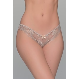 V-cut Brazilian Σλιπ Δαντέλα - Άμμος