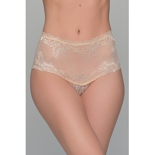 Ψηλόμεσο Δαντελένιο Bikini - Μπεζ