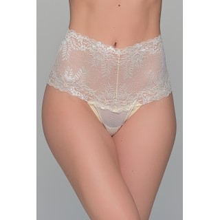 Ψιλόμεσο Σλιπ String Δαντέλα - Μπεζ