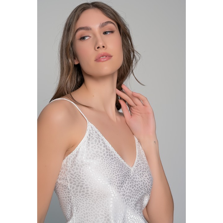 Σατέν Lingerie Top Τιραντάκι - Ιβουάρ