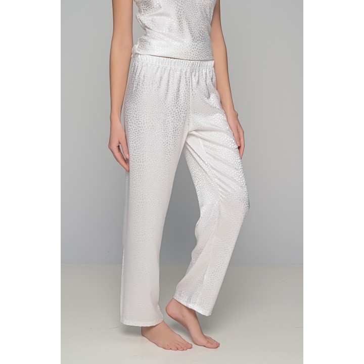 Νυφική Πυζάμα Σατέν Ζακάρ - Ιβουάρ