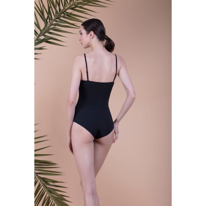 Laser-cut Κορμάκι Λύκρα - Μπεζ