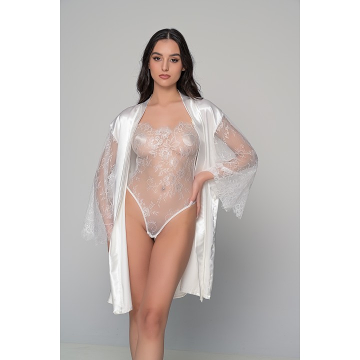 Body String από Αραχνούφαντη Δαντέλα - Ιβουάρ