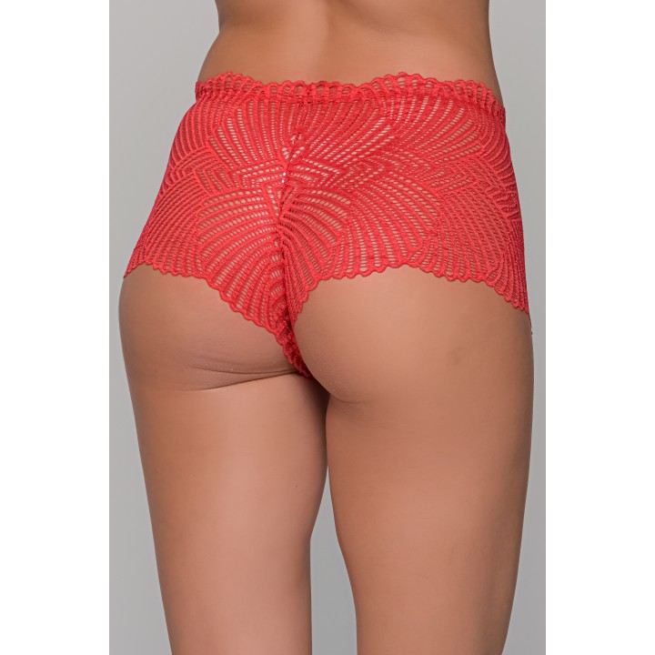 Ψηλόμεσο Μπόξερ Δαντέλα - Κόκκινο