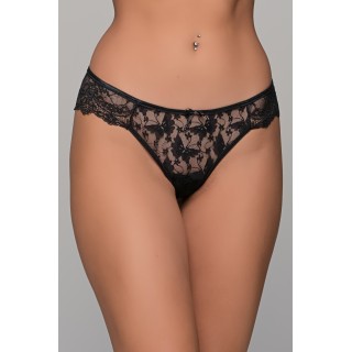 Δαντελένιο Brazilian Σλιπ – Μαύρο