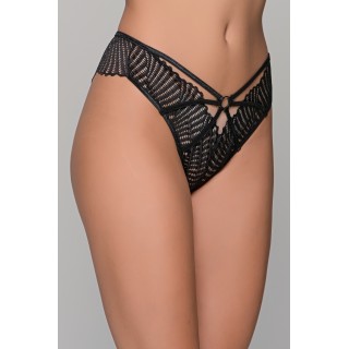 Δαντελένιο Brazilian Σλιπ – Μαύρο