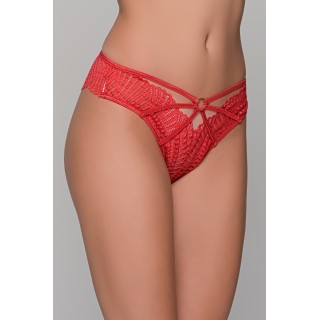 Δαντελένιο Brazilian Σλιπ – Κόκκινο
