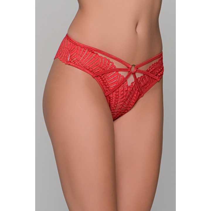 Δαντελένιο Brazilian Σλιπ – Κόκκινο