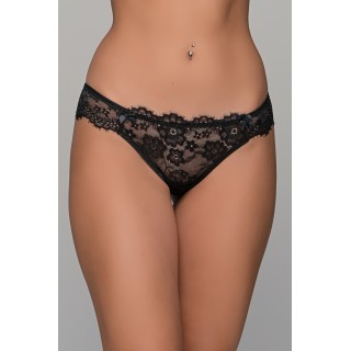 Δαντελένιο Brazilian Slip – Μαύρο