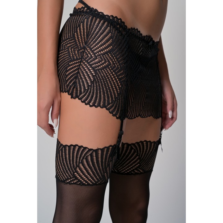 Ζαρτιέρα Δαντέλα - Μαύρο