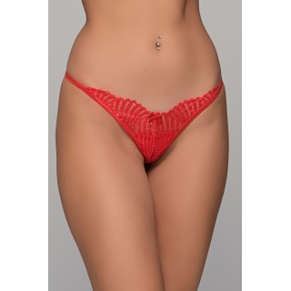 Δαντελένιο Micro G-string - Κόκκινο