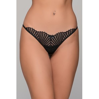 Δαντελένιο Micro G-string - Μαύρο