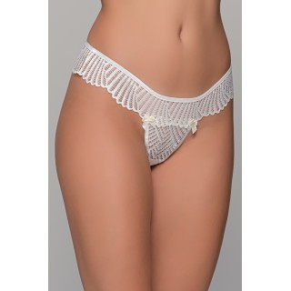 Νυφικό Δαντελένιο String – Ιβουάρ