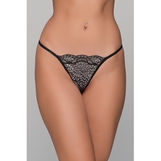 Δαντελένιο Micro G-string - Ασημί