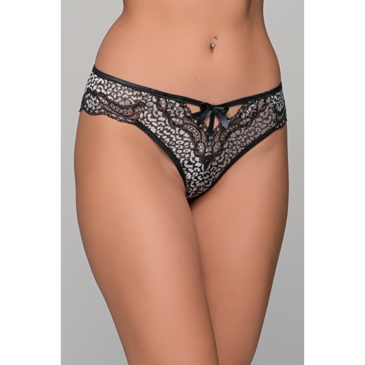 Δαντελένιο Brazilian Slip – Ασημί