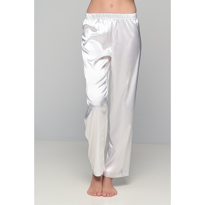 Νυφική Σατεν Πιτζάμα Τιραντάκι -Ιβουάρ