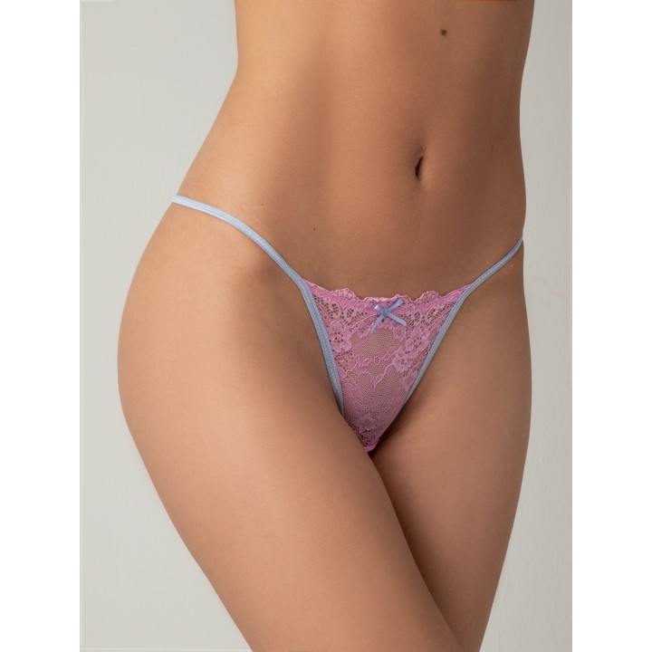 String Τάνγκα Δαντέλα - Rose Pink