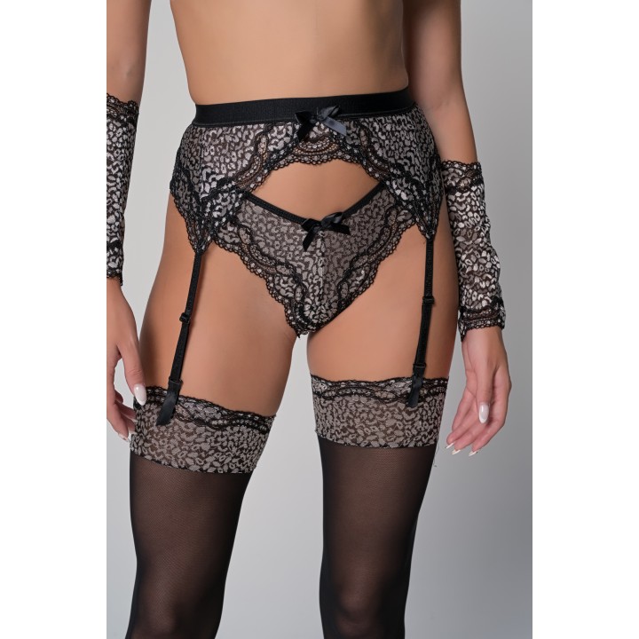 Σετ Ζαρτιέρα με Brazil - Ασημί