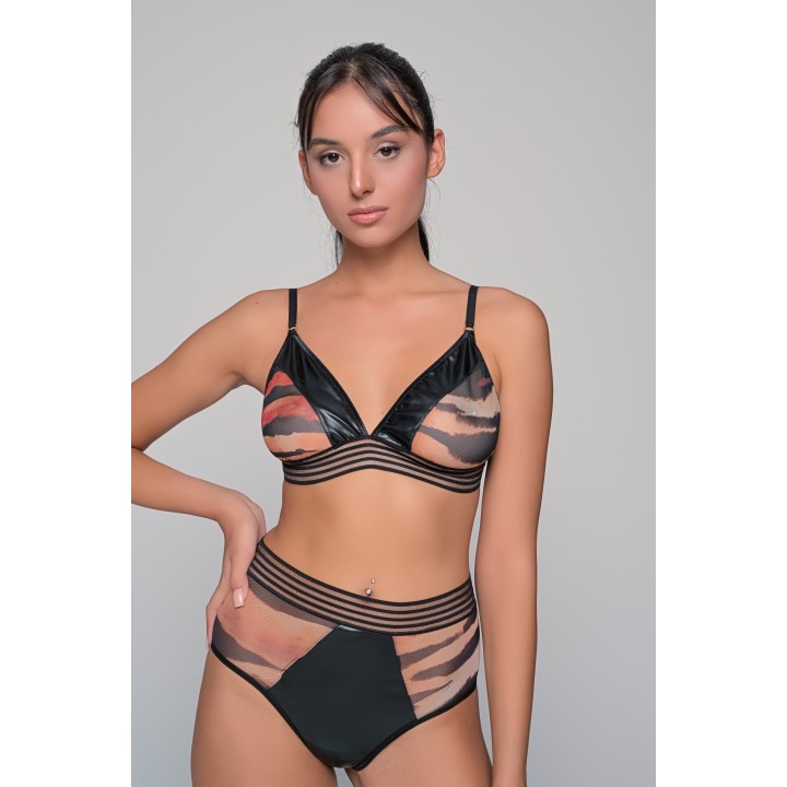 Σετ Εσωρούχων - Τιγρέ