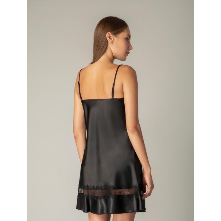 Νυφικό Σετ Σατέν Νυχτικό και Ρόμπα - Λευκό