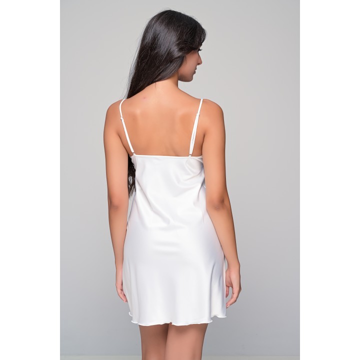 Νυφικό Σατέν Σετ Νυχτικό και Ρόμπα - Ιβουάρ