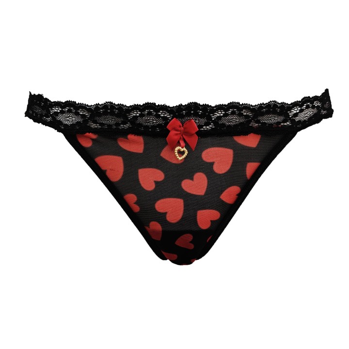 Γυναικείο Εσώρουχο Tanga String Τούλι και Δαντέλα