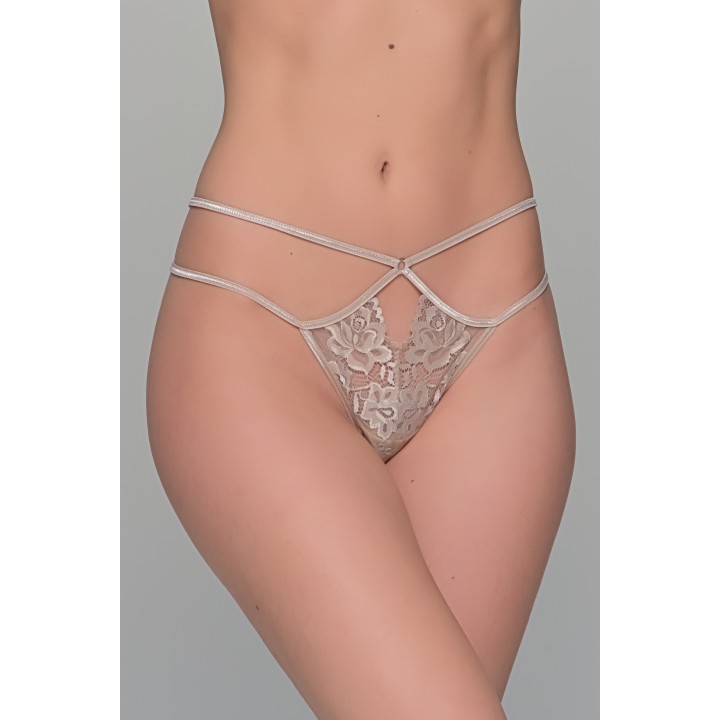 Δαντελένιο String Tanga - Άμμος