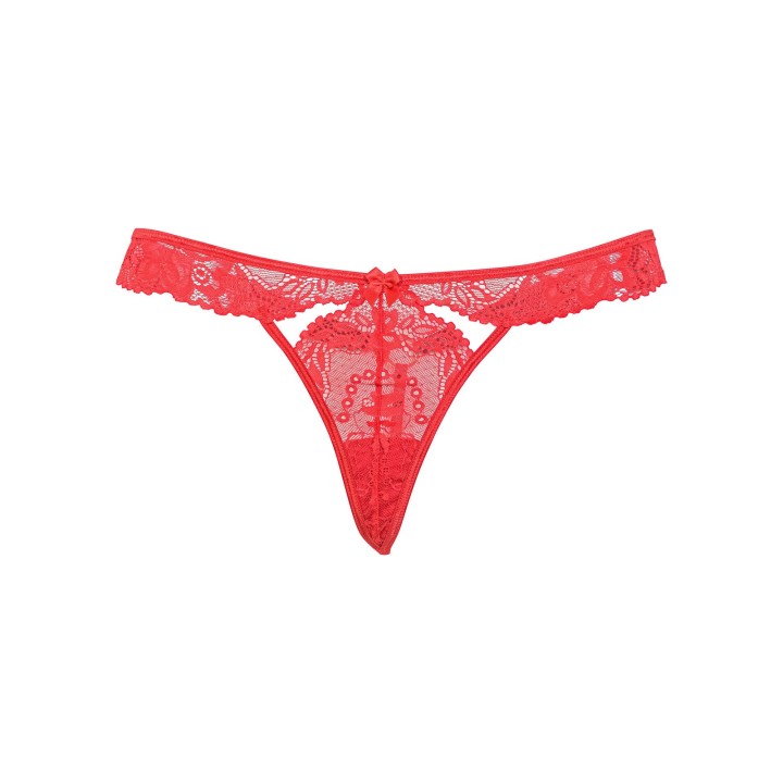 G-string Δαντέλα - Κόκκινο