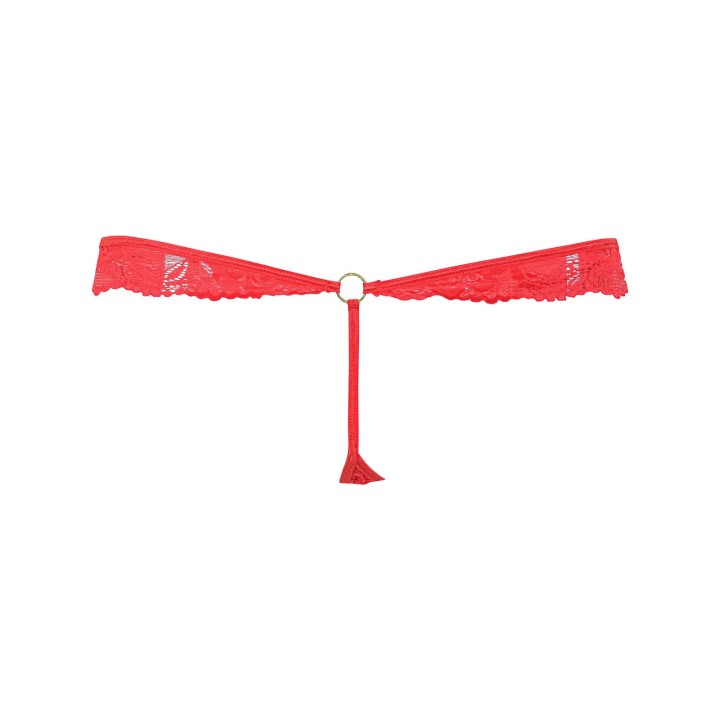 G-string Δαντέλα - Κόκκινο