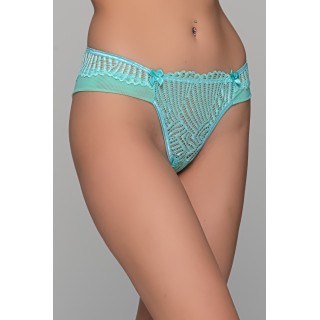 Brazilian Slip με Δαντέλα – Aqua