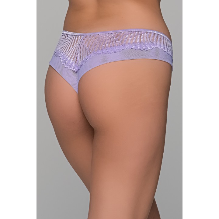Brazilian Slip με Δαντέλα – Λιλά