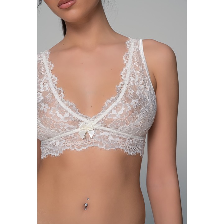 Νυφικό Δαντελένιο Σετ - Ιβουάρ