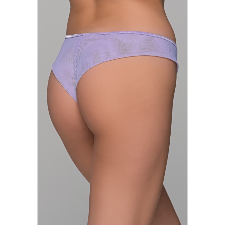 Brazilian Slip με Δαντέλα – Λιλά