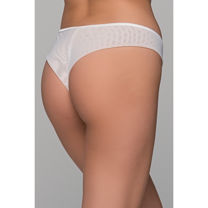 Νυφικό Brazilian Slip με Δαντέλα – Ιβουάρ