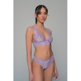 Δαντελένιο Σετ Εσωρούχων - Λιλά