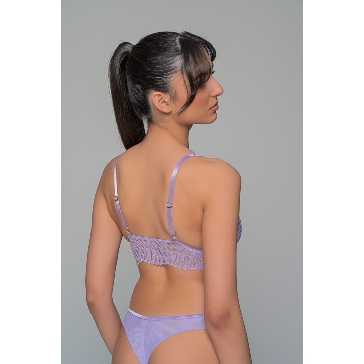 Δαντελένιο Bralette - Λιλά