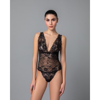 κορμάκι Brazil δαντέλα-μαύρο