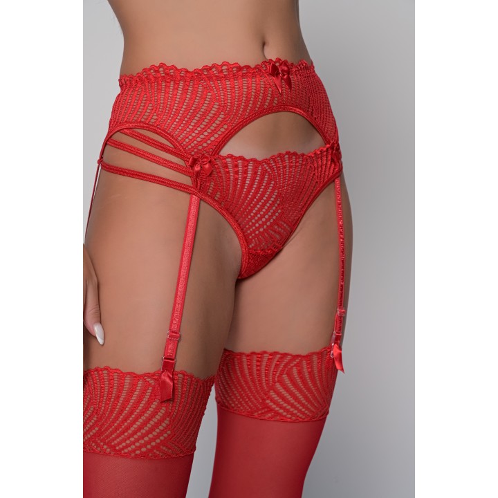 Δαντελένιο G-string - Κόκκινο