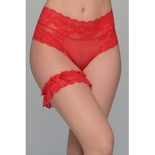 Καλτσοδέτα Δαντέλα - Κόκκινο