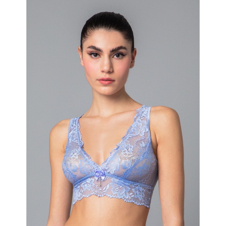 Δαντελένιο Bralette - Lilac