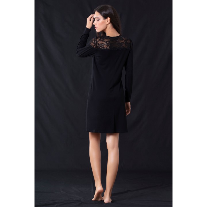 Νυχτικό Βισκόζ - Μπορντό