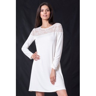 Νυχτικό Βισκόζ - Ιβουάρ