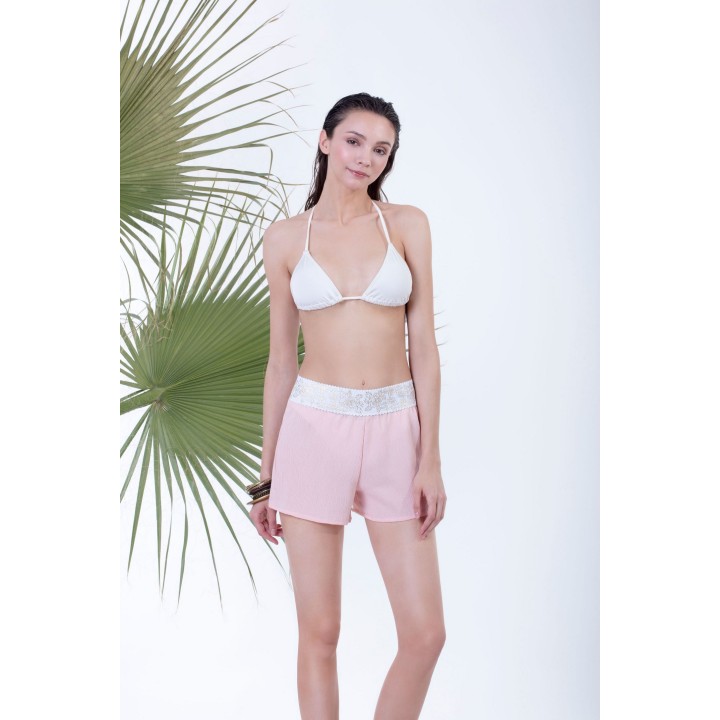 Σόρτς Rayon - Σομόν