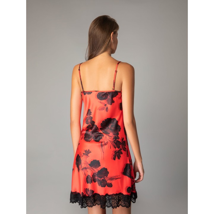 Σατέν Νυχτικό – Φλοράλ