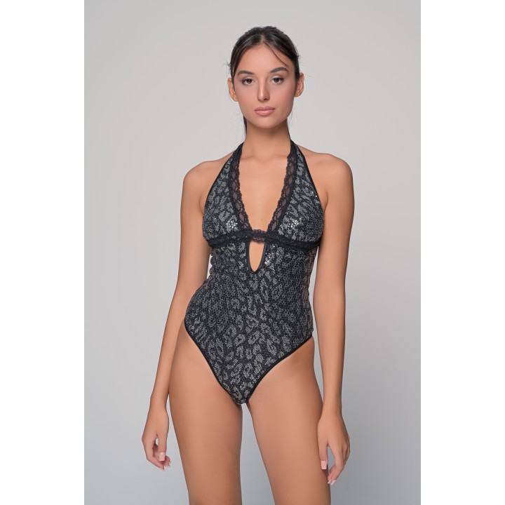 Body String Ύφασμα Γυαλιστερό - Φίδι