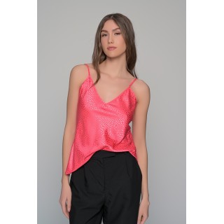 Σατέν Lingerie Top Τιραντάκι - Καρπουζί