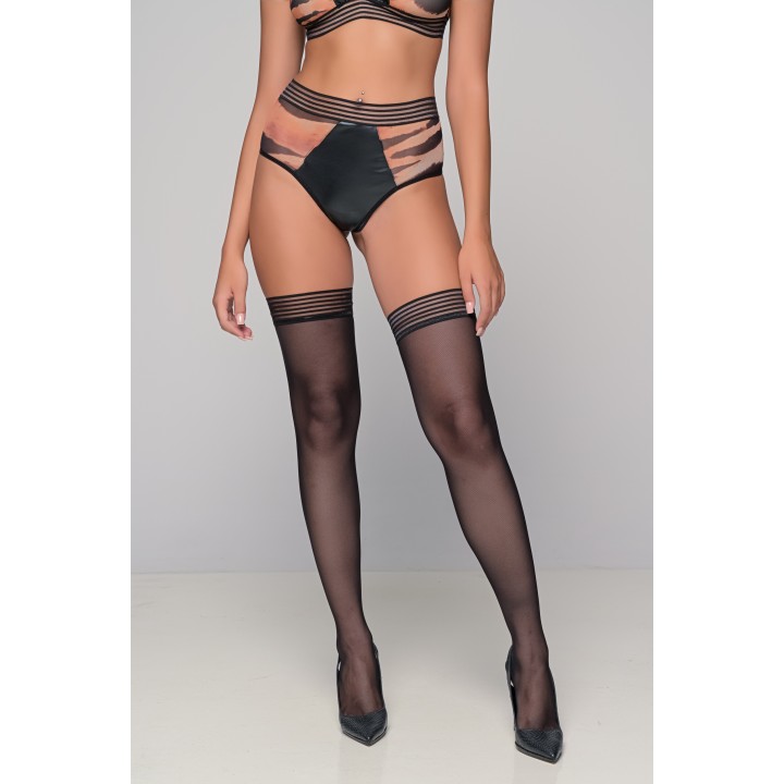 Sexy Κάλτσες Τούλι - Μαύρο