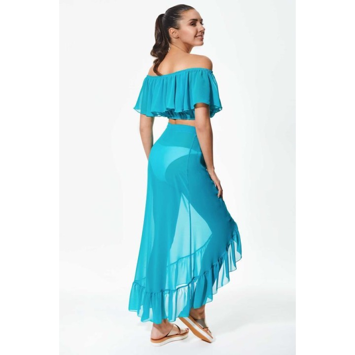 Crop Top Μουσελίνα - Βεραμάν