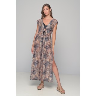 Μακριά Τουνίκ Πλεκτή - Τιγρέ